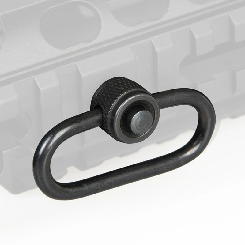 H0XE QD Quick Releases Detaches Push Button Sling Swivels Adapters Rail Mount Base Connectings Sling Rings