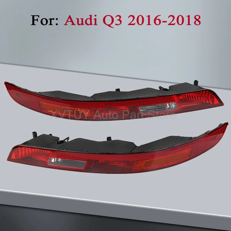 

Фонари заднего бампера для Audi Q3 2016-2018 Светодиодный задний фонарь указателя поворота Тормозной фонарь Высокая яркость Простая установка Автомобильный аксессуар