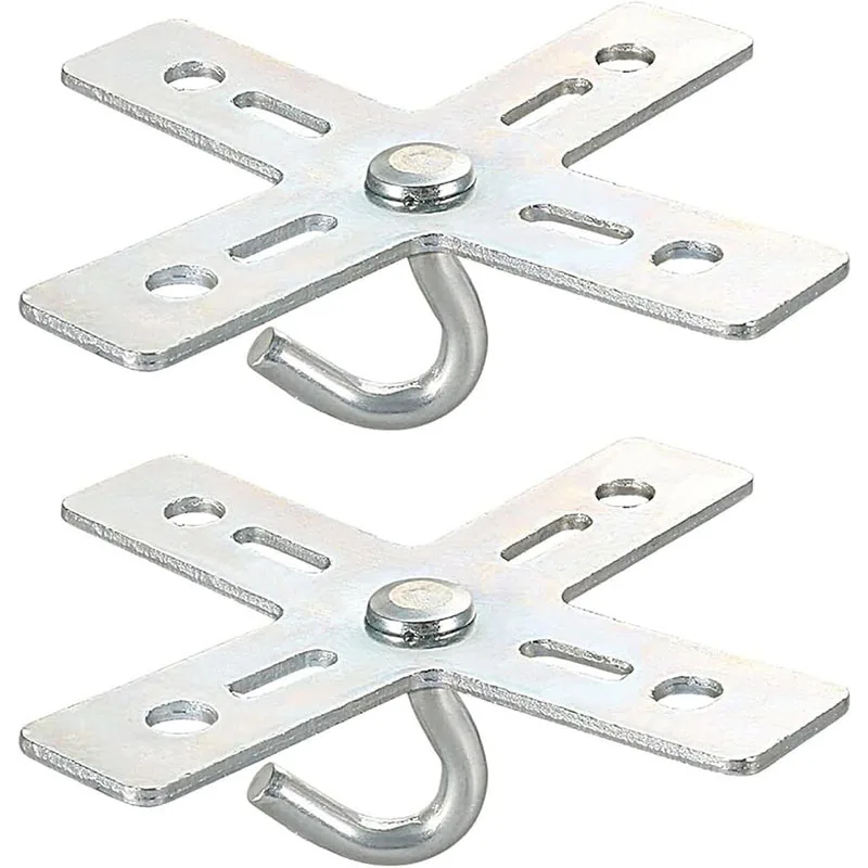 Chandelier Support Ceiling Hook Kit Carbon Steel Construction Reliable Weight Support Strong Ceiling Attachment Kit