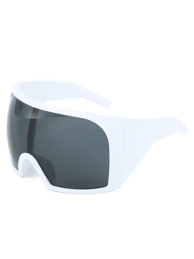 AliExpress Oversized Sunglasses Men Wrap Anti Wind Personal Large Shades Futuristic Fashion Future Shield Uv400 Cycling Motorcycle