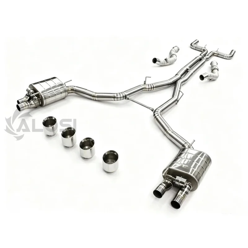Stainless Steel Valvetronic Cat Back Exhaust System for Maserati Quattroporte 3.0T 3.8T 2013-2023 Electronic Valved Exhaust