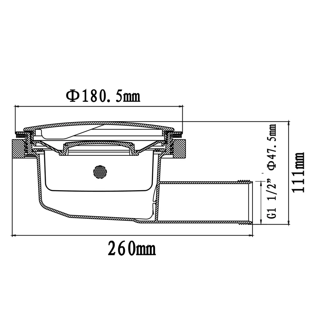 Coador de pia de cozinha Talea 180MM Escurridor para pia de cozinha japonesa e coreana XP319