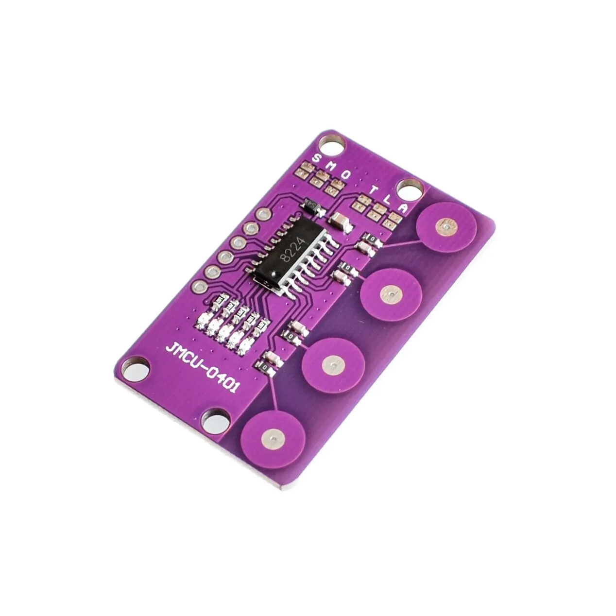 Sensor de proximidad táctil capacitivo, botón de 4 bits con función de autobloqueo para placa de Sensor Arduino, 0401