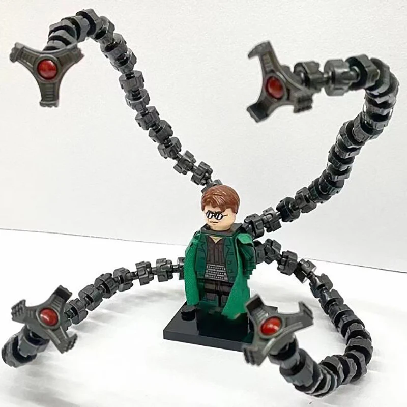 Doctor Octopus Compatible With Lego Spider Disney Toys Mini Action Diagram Building Blocks Children\'s Best-selling Toy Gifts