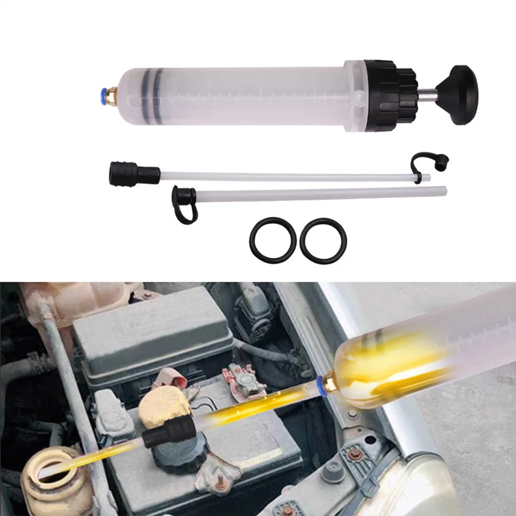 

Reusable Car Oil Fluid Extractor Auto Oil Change Syringe with Hose Manual Fuel Suction & Filler Fluid Oil Change Evacuator Pump