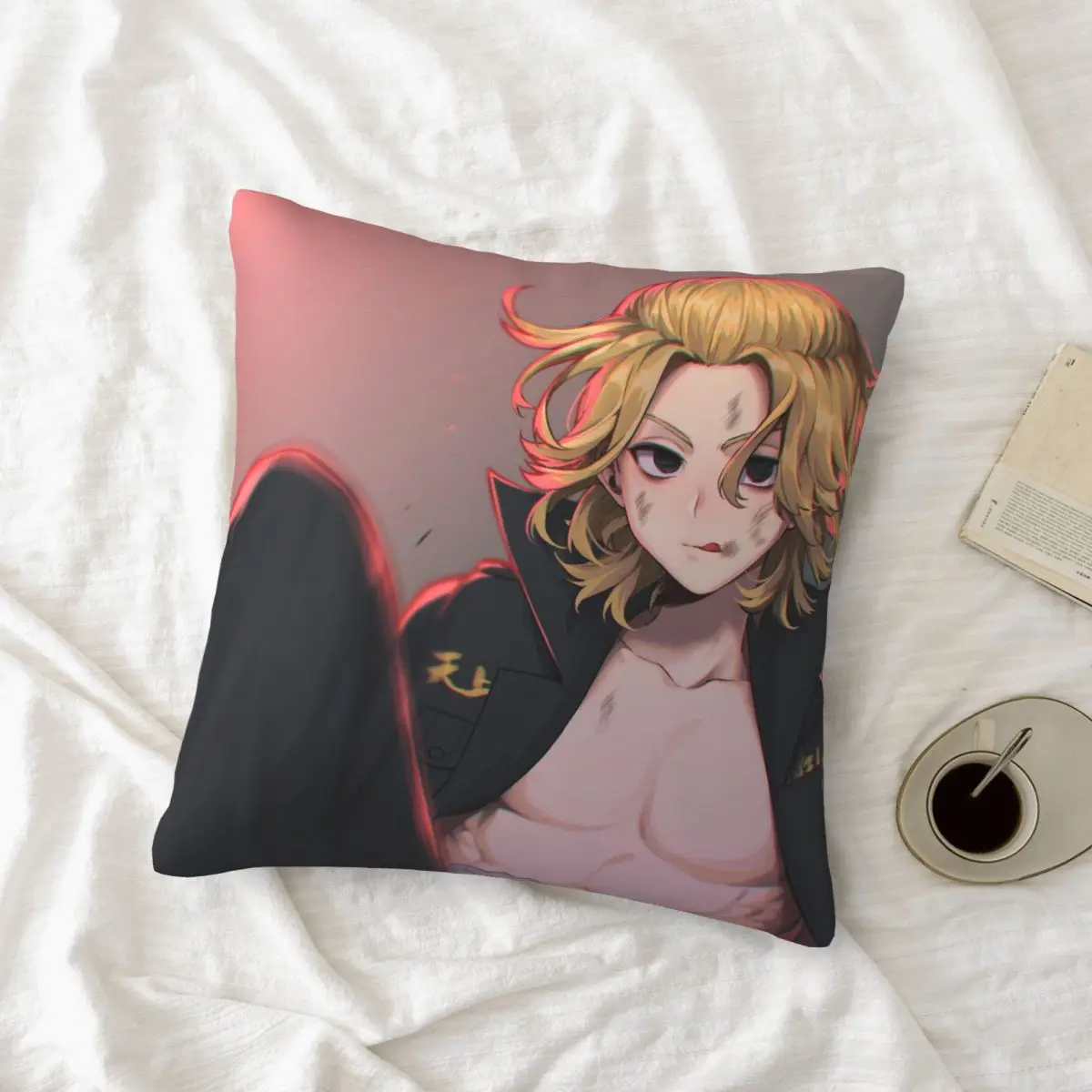 طوكيو المنتقمون الكرتون 02526 غطاء أريكة وسادة غطاء عناصر ديكور المنزل Dakimakura كيس وسادة غطاء وسادة