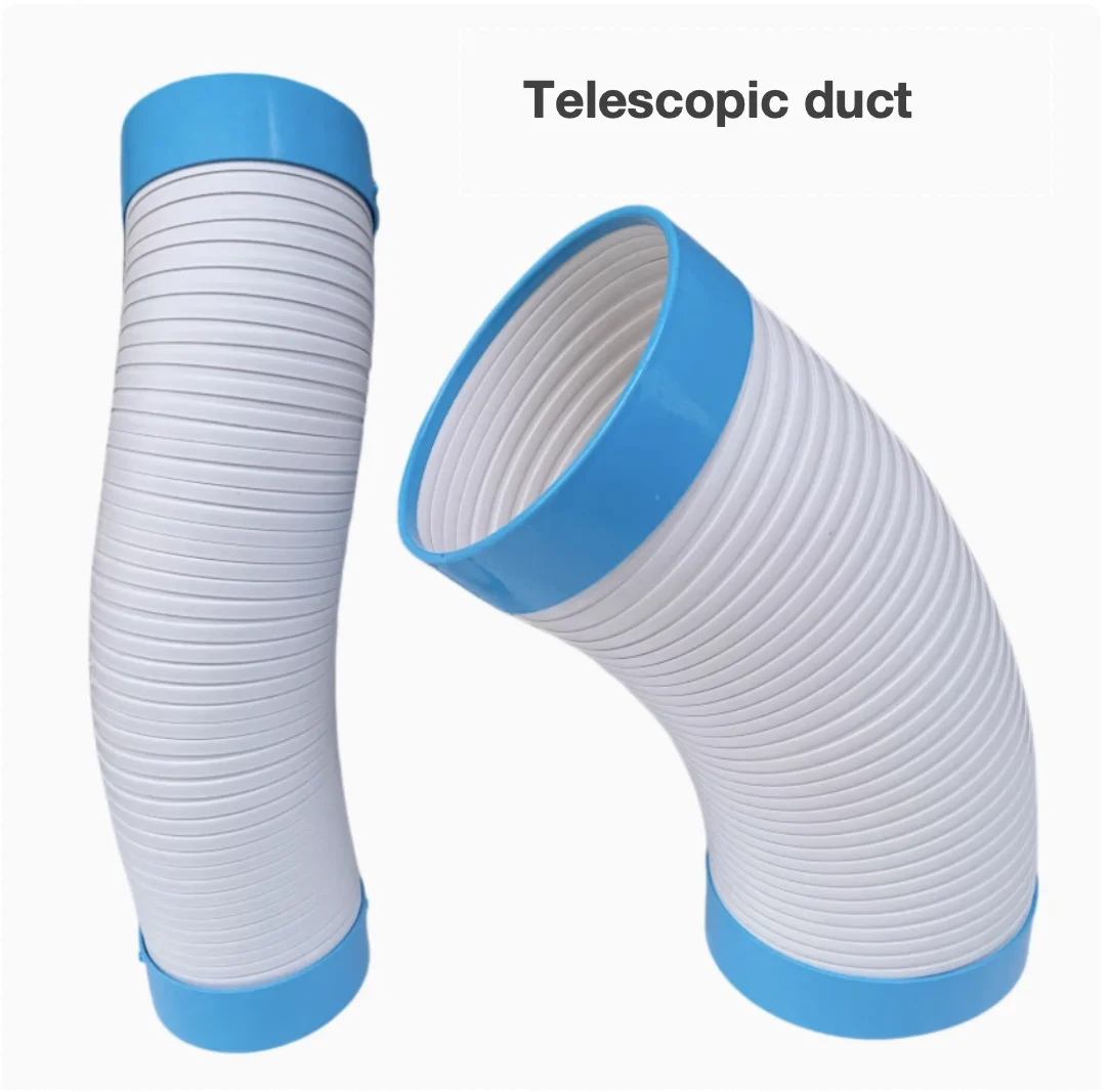 Length 200CM,Diam 125MM,Stretchable mobile air conditioner,Industrial air conditioner directional hot or cold air duct