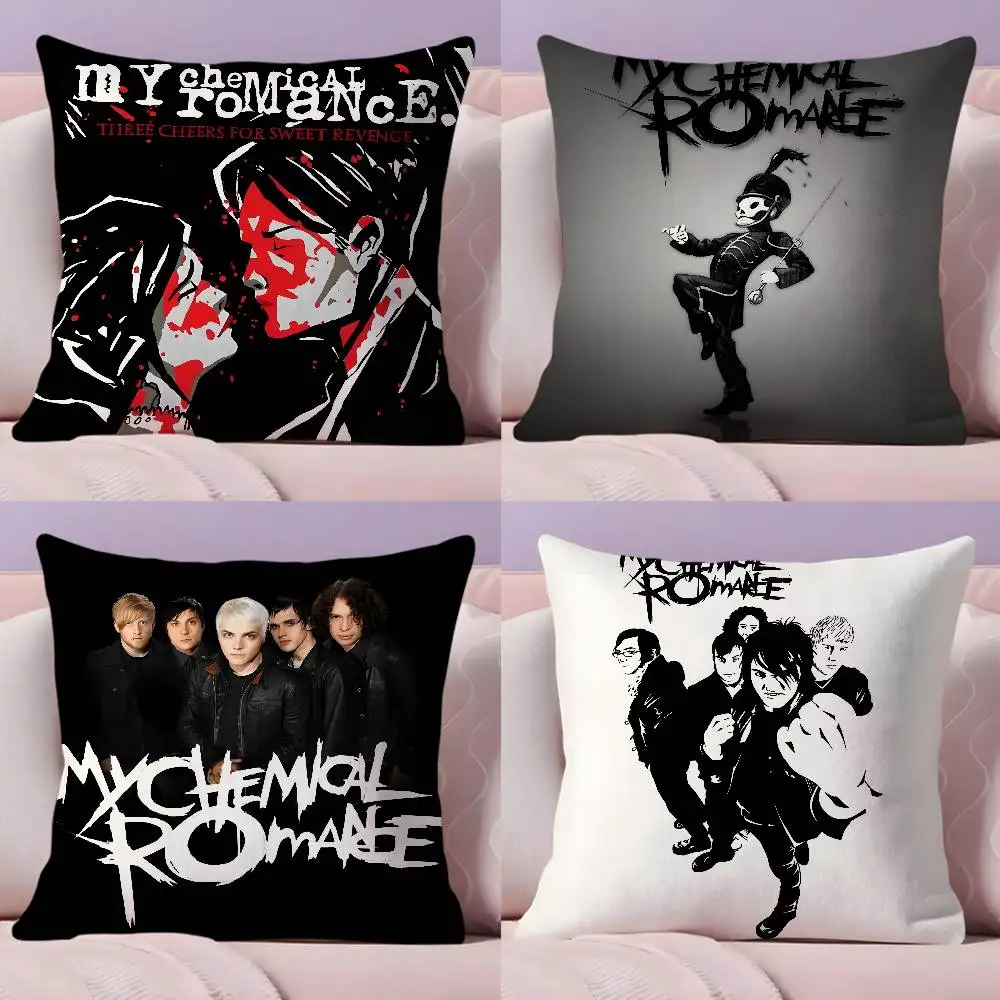 

My C-Chemical RomanceS Band Pillow Case Pillowcase Ultra Soft Skin Friendly Fabric Cloud Like Comfort & Concealed Zipper