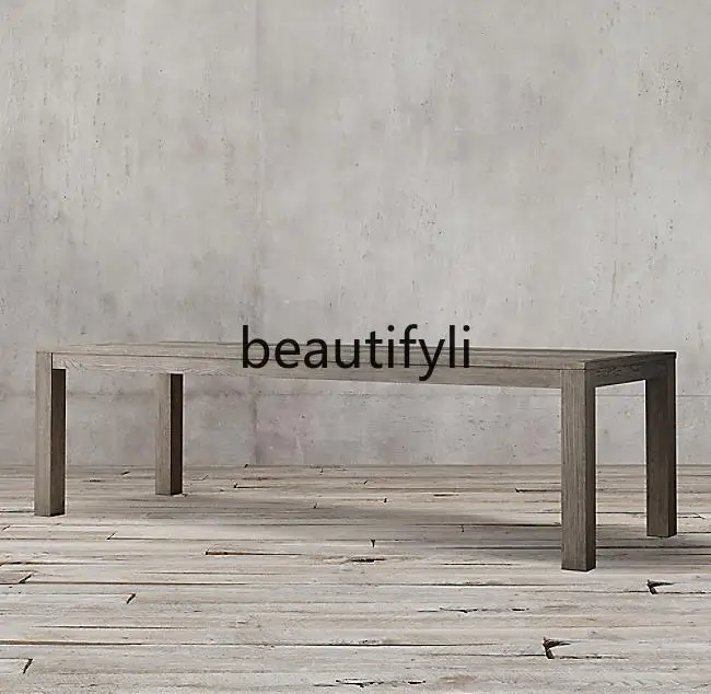 

American Style Entryway Table Furniture Vintage Distressed Solid Wood Entryway Table Modern Simple Hallway Cabinet