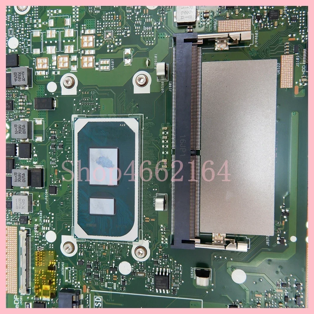 Imagem -05 - Placa-mãe para Laptop para Asus X513ea i5 Cpu I711th Gen 4gb de Ram X513ea X513ep R513e K513e F513e A513e X513eq X513uns