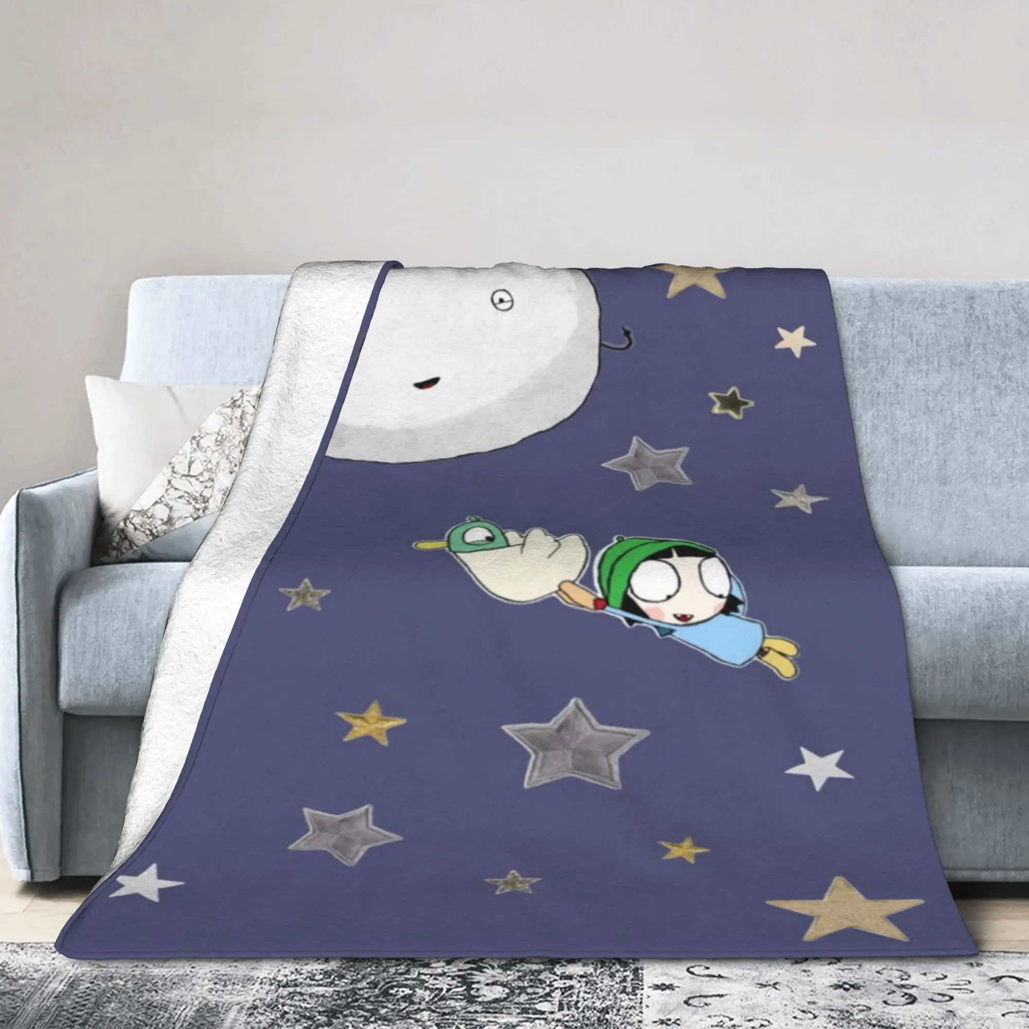 Sarah And Duck Blanket Super Soft Flannel Relax Gift  Throw Blankets Quilt