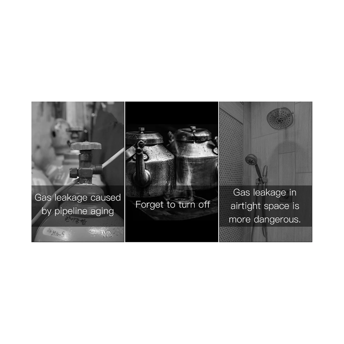 Smart ZigBee Gas Leakage Detector Combustible Sensor Tuya Smart Home Security Alarm System Smart Life Tuya App