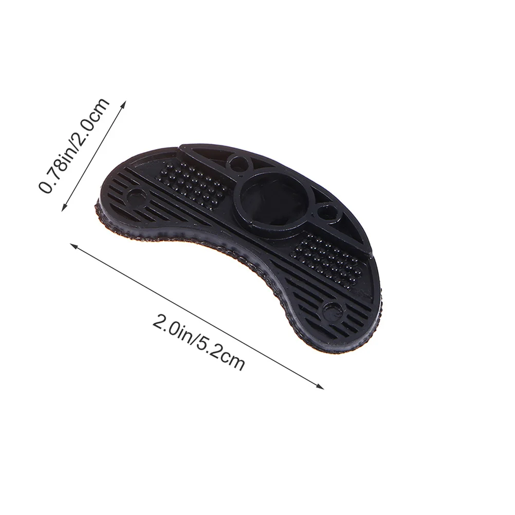Coussinets de talon noirs, 20 pièces, Inserts arrière, protecteurs, semelles de coussin, doublures antidérapantes, caoutchouc épais, outils de soins des pieds durables
