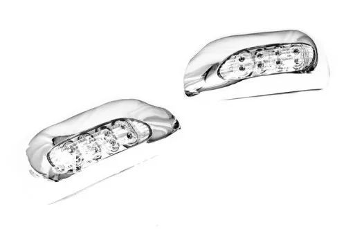 

Хромированная крышка зеркала со светодиодной подсветкой для Toyota Yaris Hatchback 2005-2008 гг.