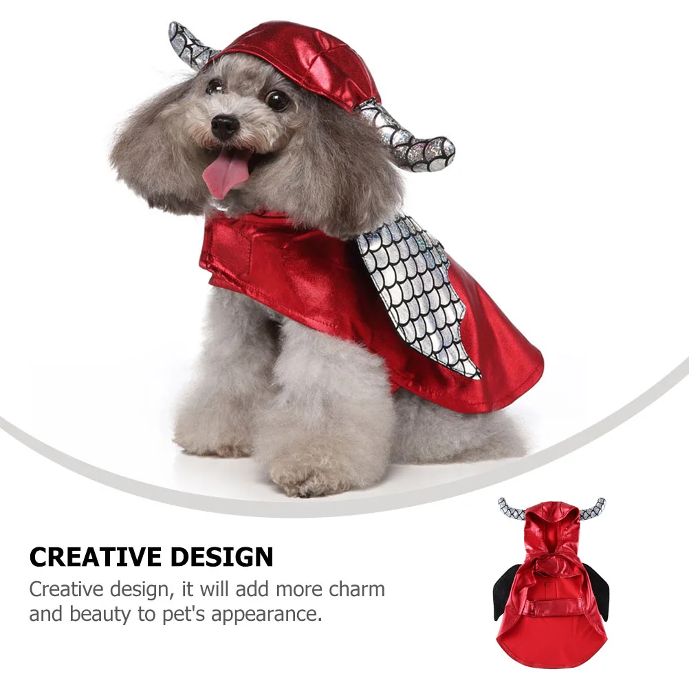 

Pet Clothes Dog Costume Outfit Halloween M Size Funny Puppy Costumes Stylish Wear Resistant Lightweight Portable Dog Clothes
