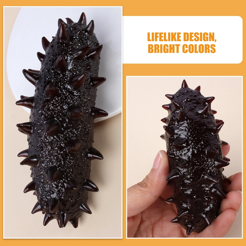 

Realistic Fake Sea Cucumber Lifelike Artificial Trepang Decorative Food Prop For Home Office Restaurant Display Pvc Desktop