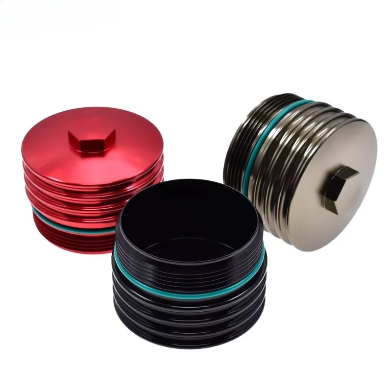 Suitable for N20N46N52 N55 B48 B58 oil filter cartridge housing forged aluminum alloy filter cover
