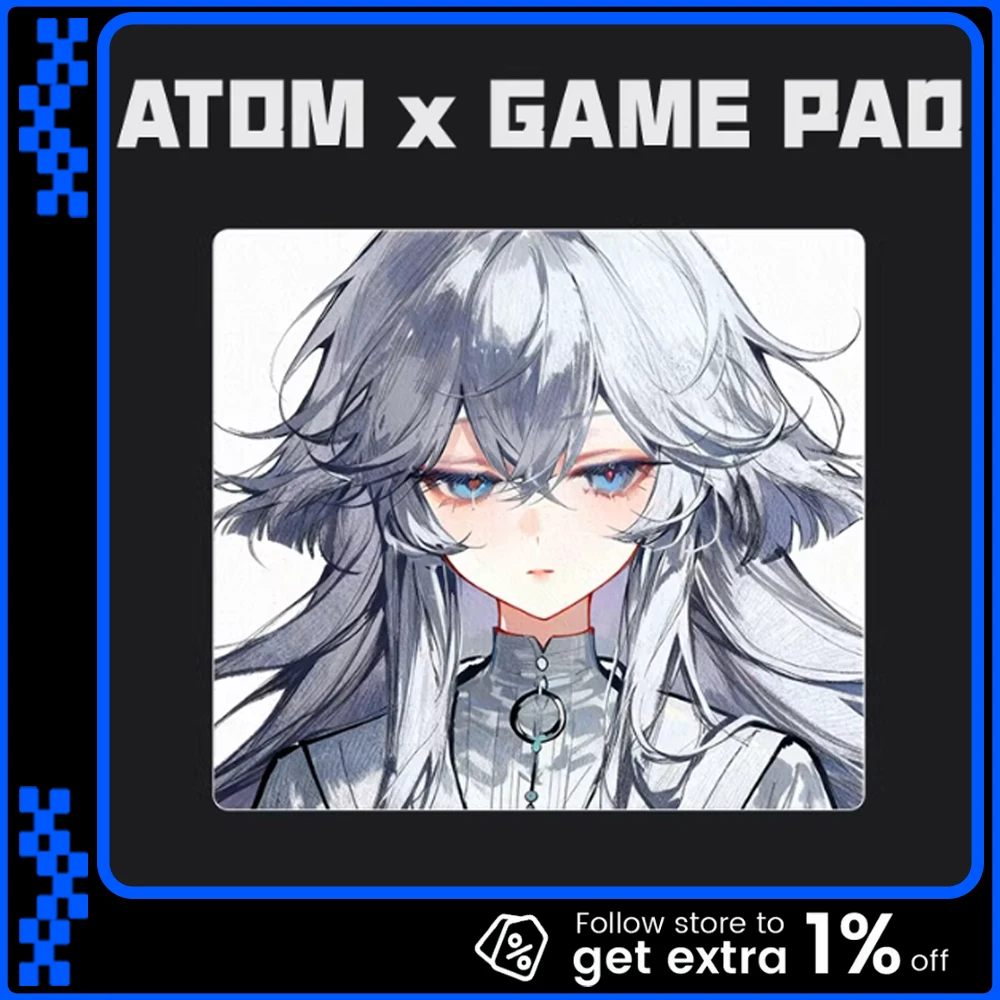 

Игровой коврик для мыши ATOM Resin, для FPS, скорости и точности, нескользящий, водонепроницаемый, для CSGO, APEX, Valorant, аксессуары для ПК, подарки