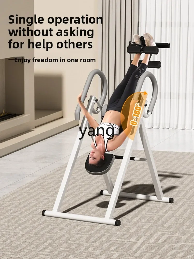 LMM Household Inverted Fitness Equipment Lumbar Spine Stretching Tractor Multifunctional Inverted Hanging