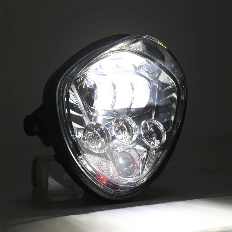 60W Motorcycle LED Headlight For Victory Cross Country Vegas Models Hi Low Headlamp for 2012-2016 Cross Country Touroads view 4