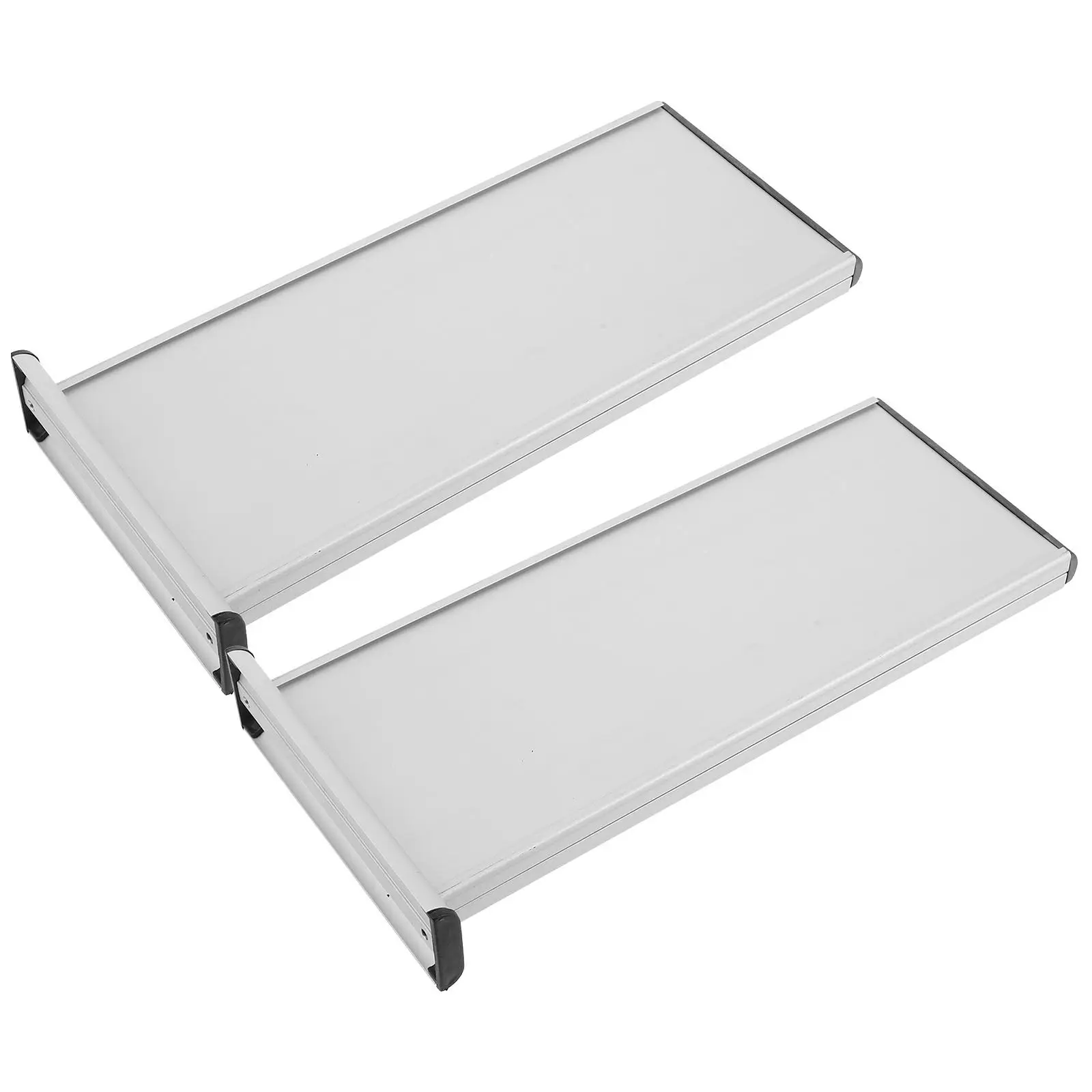Aluminum Door Sign Blank 2 Pack Double Sided Replaceable Name Plate Holder for Office Meeting Room Bedroom