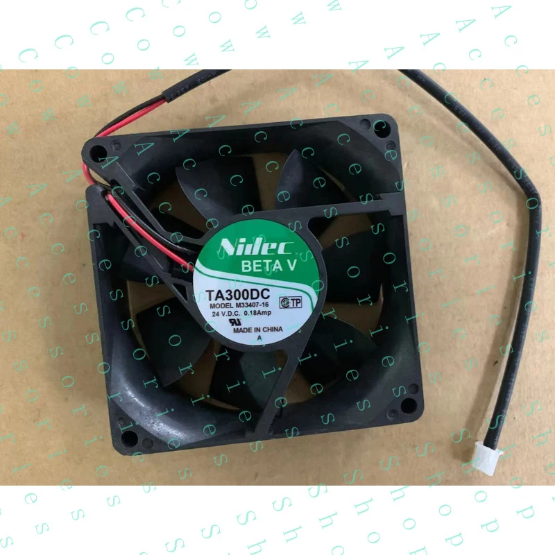 PP+ 1PC  DC 24V 0.18A 2-Lines Inverter Cooling Fan  TA300DC M33407-16 80*80*25mm