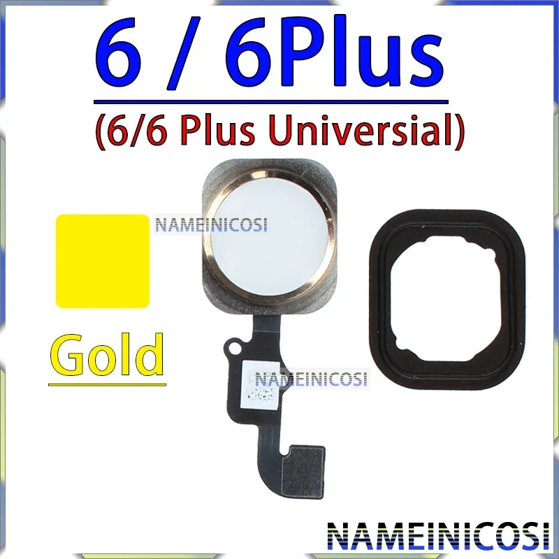 Replacement Parts for Iphone  6 6Plus 6S Plus5 5C 5S SE 2016 Home Button Flex Cable Return Function (No Fingerprint)