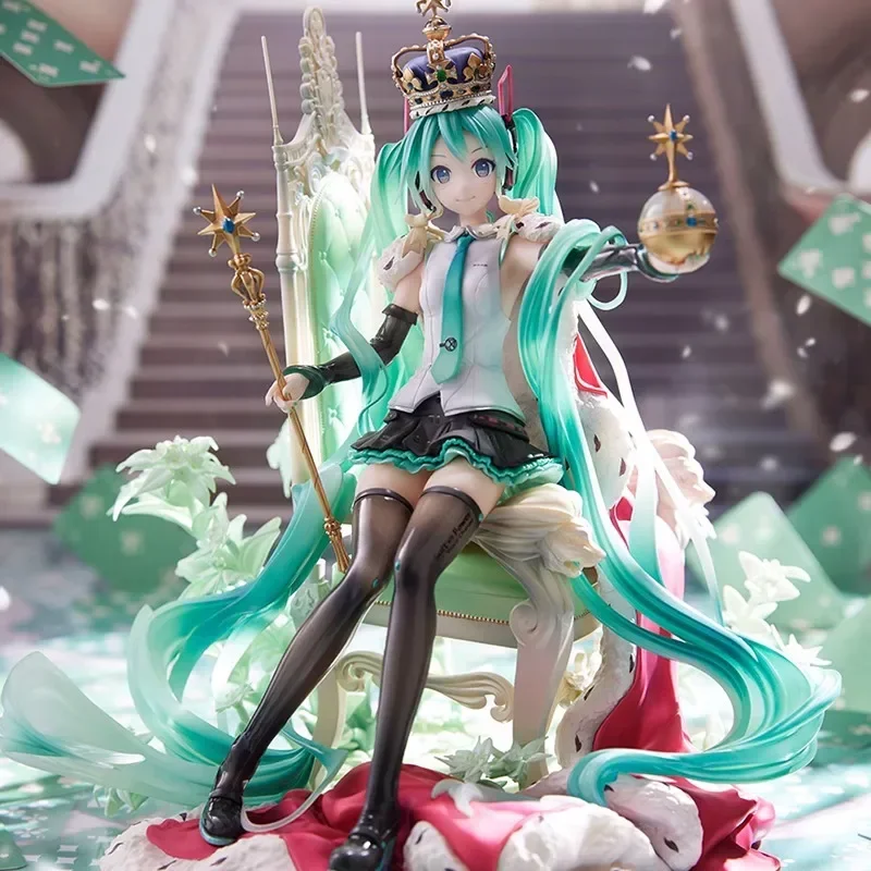 BANDAI Original Genuine Spiritale Hatsune Miku 1/7 Static Products of Toy Models of Surrounding Figures and Beauties 24cm Gifts