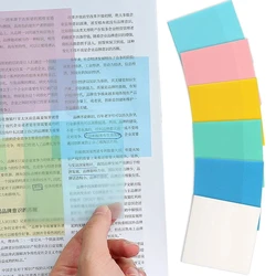 50sheets Transparent Posted it Sticky Note Pads Notepads Posits Papeleria Journal School Stationery office Supplies