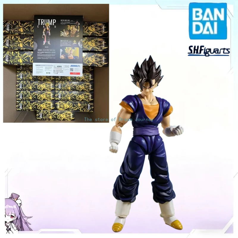 

Original Demoniacal Fit Dragon Ball Z SHF Super Saiyan SSJ Trump Card Vegetto Son Goku Vegeta In Stock Anime Action Model Toys