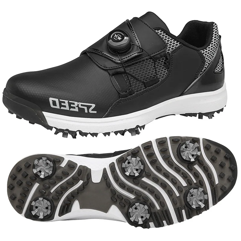 

Size 36-47 Men Women Golf Shoes Quick Lace Professional Luxury Golf Light Weight Walking Footwears