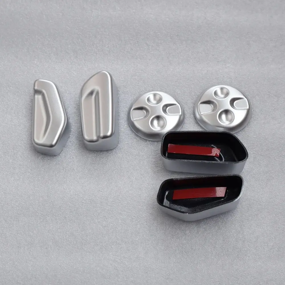 For DS 7 9 DS7 Crossback 2022 2023 2024 Chrome Interior Seat Switch Trim Cover Garnish Car Sticker Accessories