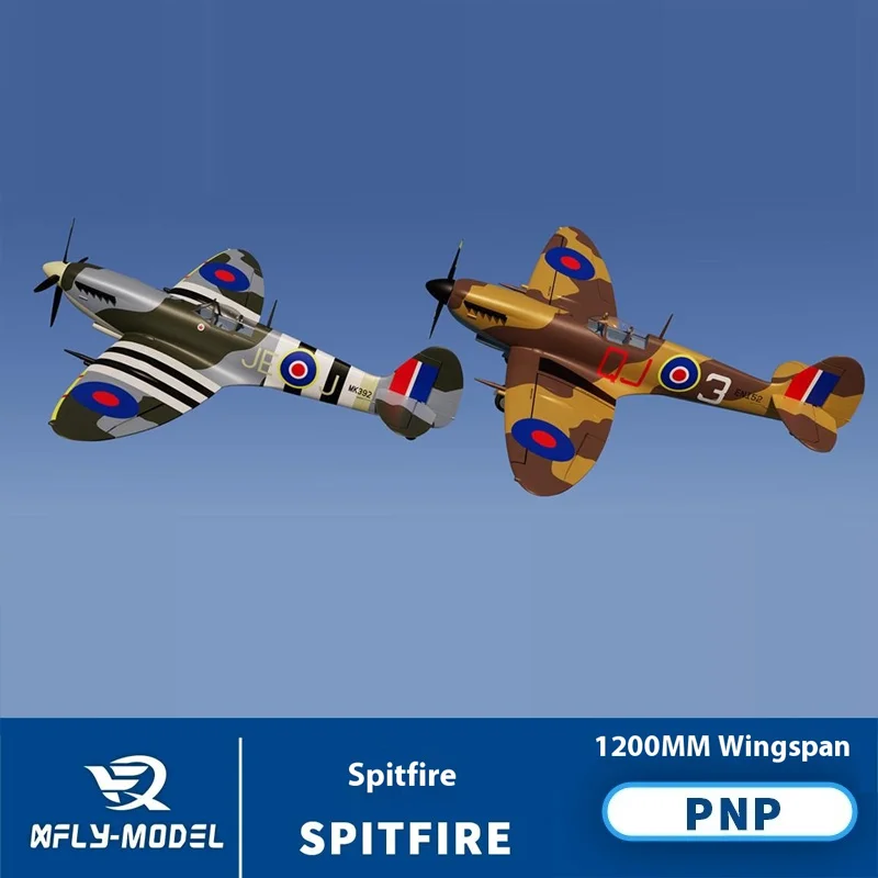 

XFly Быстрая летающая модель 1200 мм Spitfire Fighter Электрическая модель самолета с фиксированным крылом Модель управления самолетом Летающие игрушки