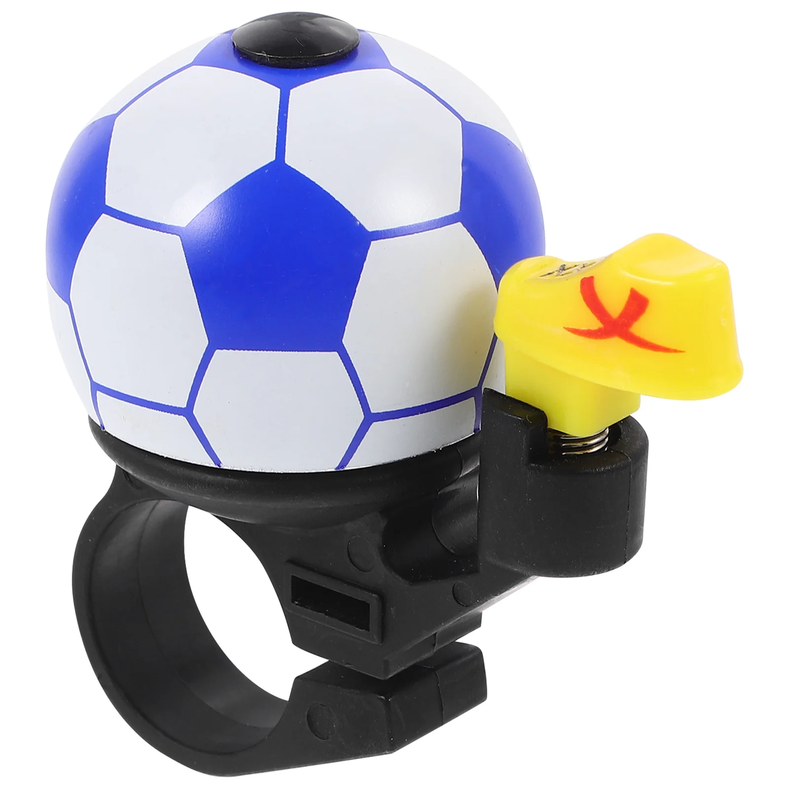 Campanello per manubrio della bicicletta Campanello di sicurezza forte a forma di pallone da calcio per accessorio per bici da strada di montagna Accessorio per bici da strada