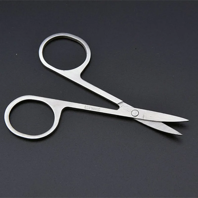 Small Nail Tools Eyebrow Nose Hair Scissors Cut Manicure Facial Trimming Tweezer Makeup Beauty Tool Stainless Steel