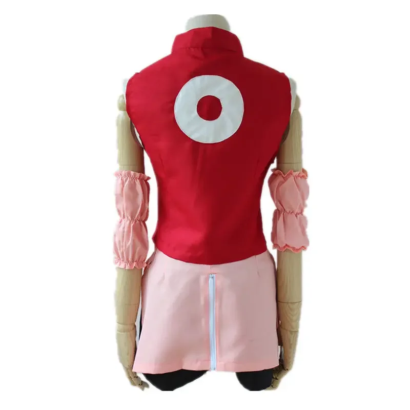 Anime Haruno Sakura Cosplay Haruno Sakura 1st Generation Cheongsam Dress Costume 2nd Generation Clothing Set Haruno Saku Costume