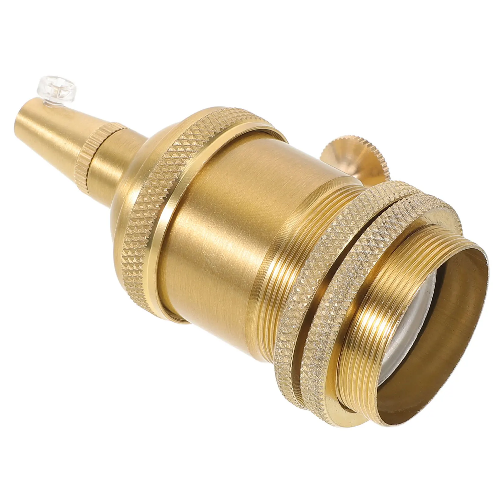 

Винтажный патрон для лампы, бронзовый, с резьбой E27, декоративный держатель для лампочки, для самостоятельной сборки подвесных светильников