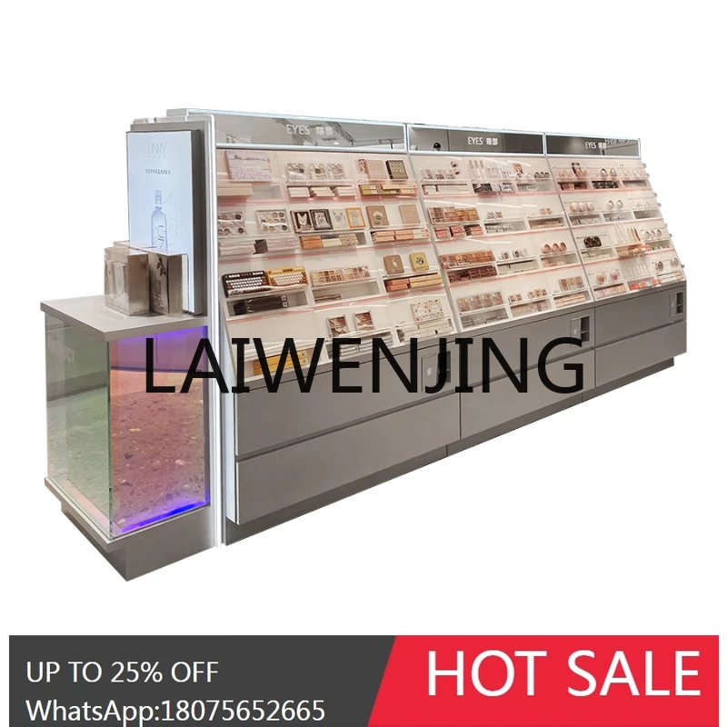 

RWJ Cosmetics Island Ark Mirror Skin Care Facial Mask Manicure Universal Display Cabinet