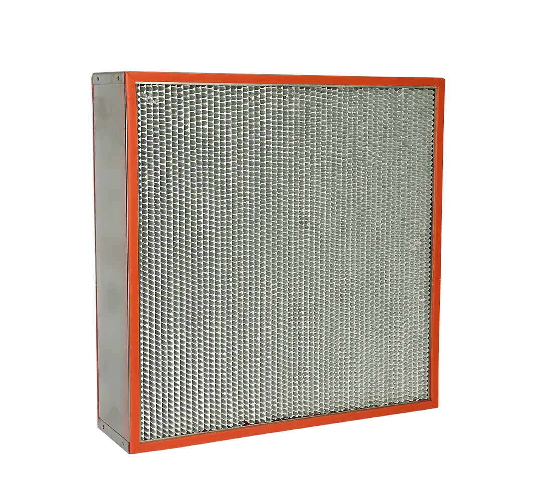 

New Factory Best Air HEPA Filter Fiberglass Pleat Filter H13 H14 High Temperature 230F Air Purification