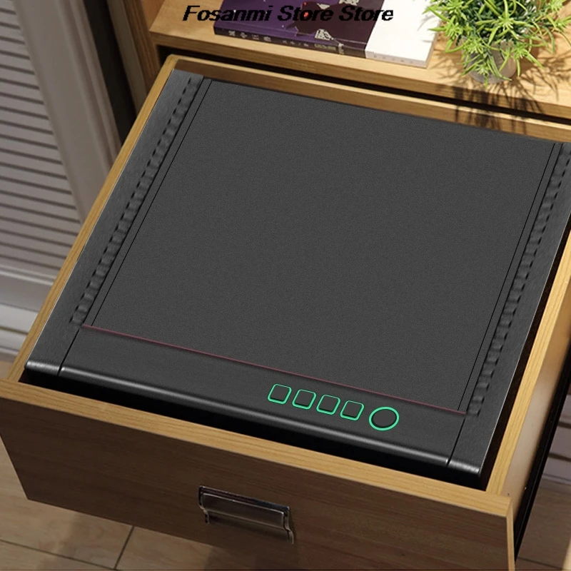 

Скрытый сейф высотой 10 см, откидной дизайн, защитный ящик, сейф для домашнего гардероба, хранения в отеле, компактный сейф с защитой от кражи