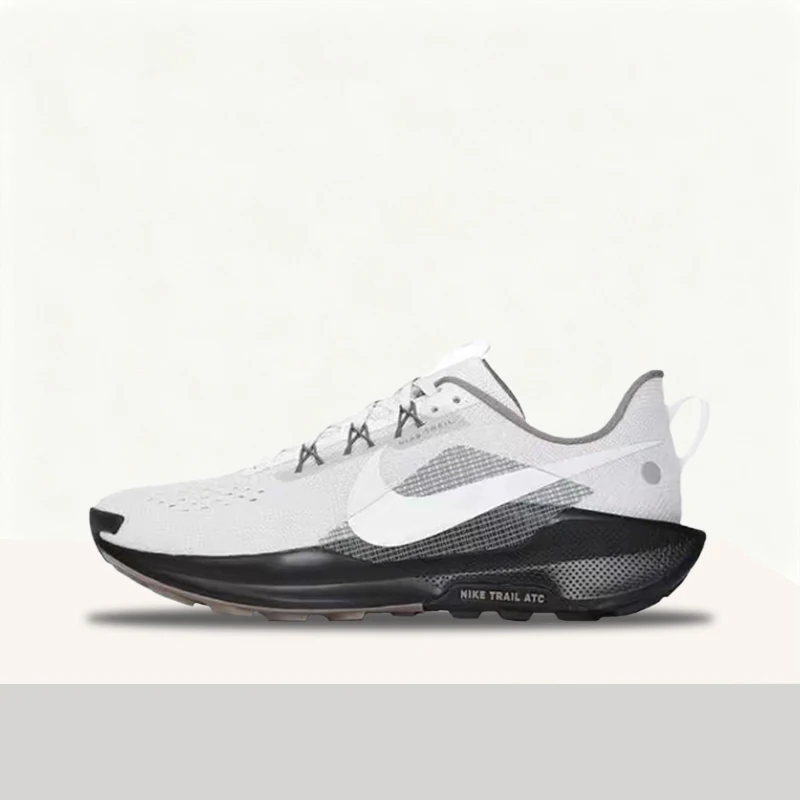 

Nike Pegasus Trail 5 Men's Low-Top Casual Running Shoes - White Comfortable Fabric Cushioning, Breathable, Responsive IB7667-001