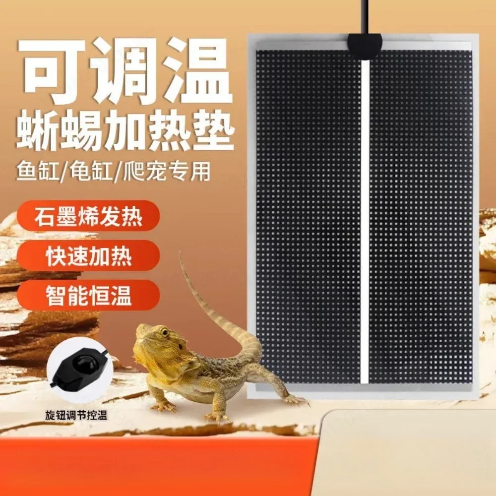 for Climbing Pet Heating Pad Temperature Control for PET Electric Heating Film Waterproof for Lizard Fighting Fish Horned