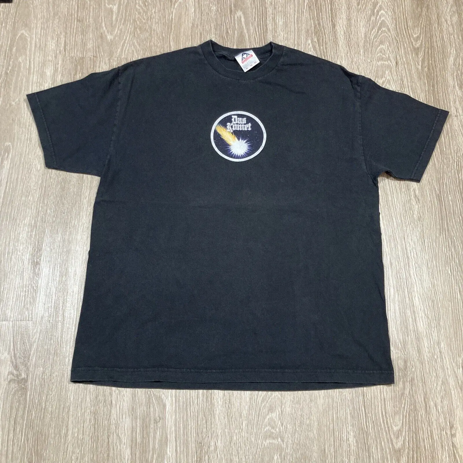 Рубашка Das Komet XL Vintage 00s Y2K Comet Space алкогольный ликер промо-тройник