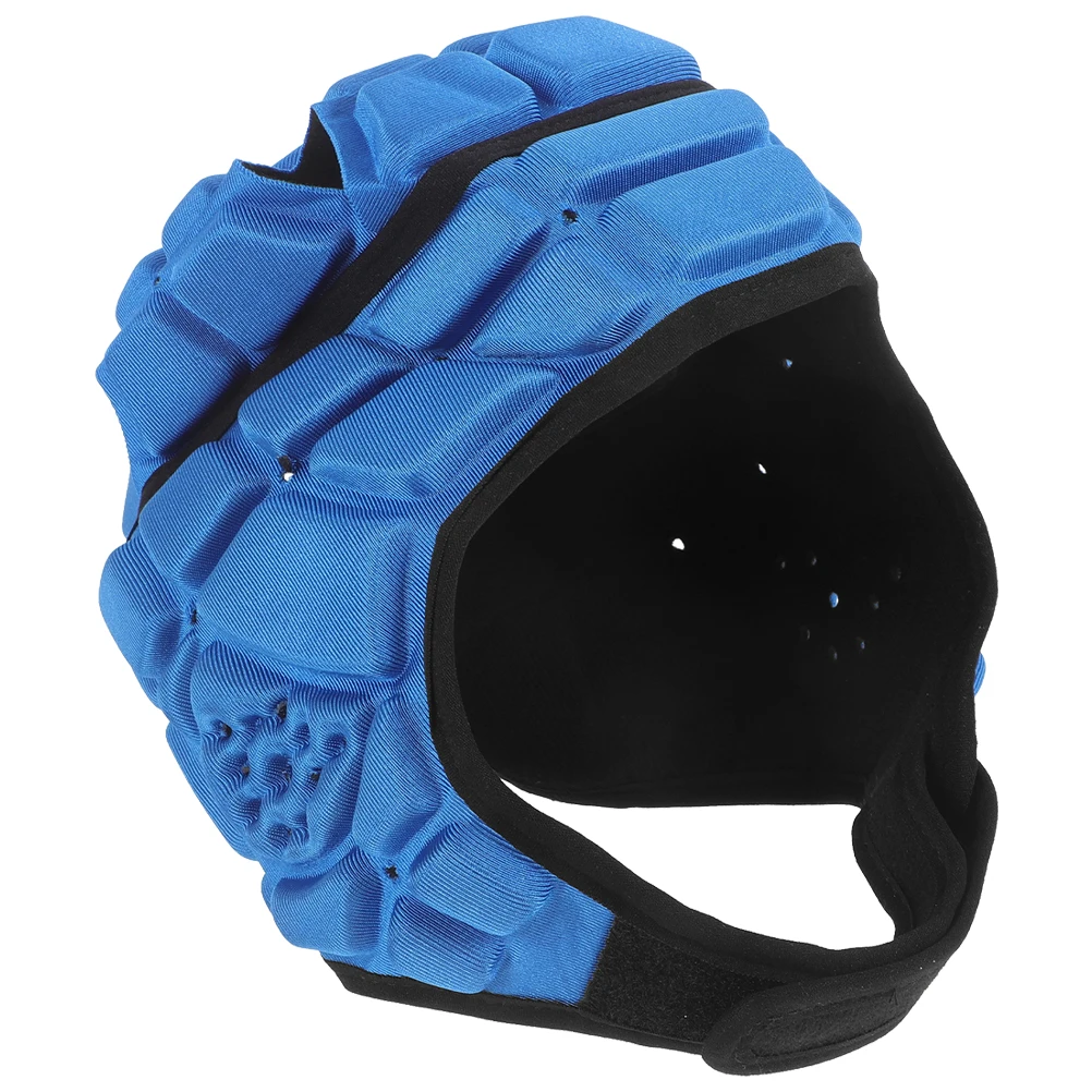 

Children Roller Skating S Blue 4-7 Years Old Adjustable Sponge Helmets Kids Football Rugby Goalkeeper Anti-Collision