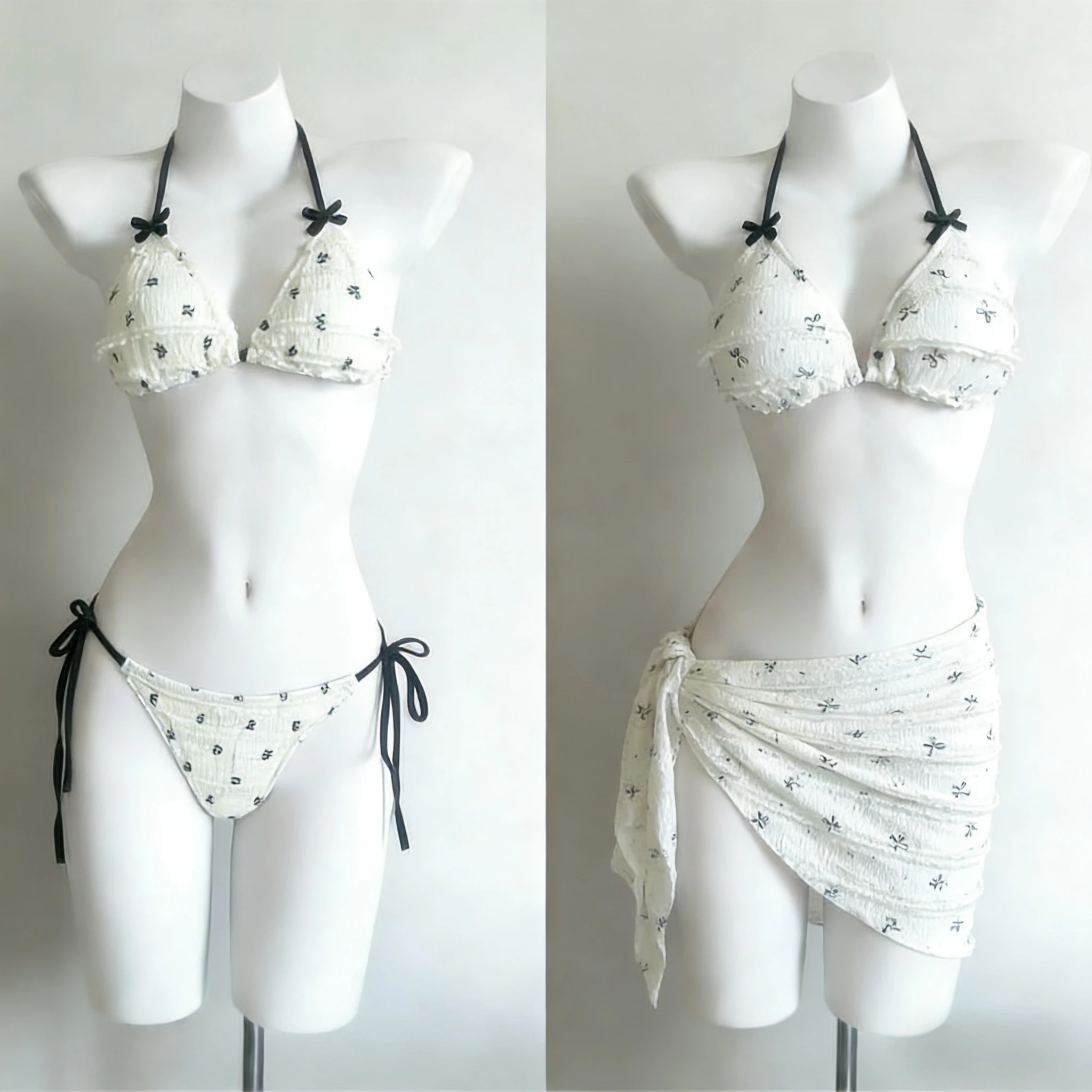 

Новинка 2026: Модный раздельный купальник-бикини из 4 предметов с высокой талией и принтом для женщин – идеален для пляжного отдыха, летних вечеринок и модных образов.