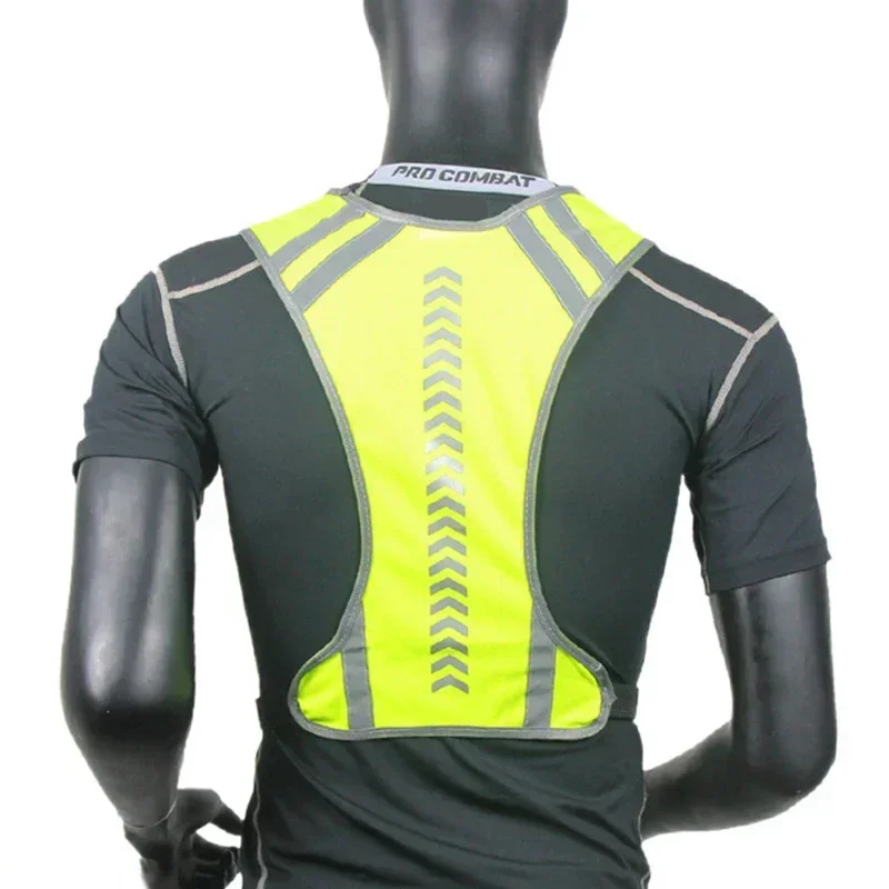 Motorcycle Safety Jacket Visible Reflective Vest Working Clothes Night Security Running Cycling Coat