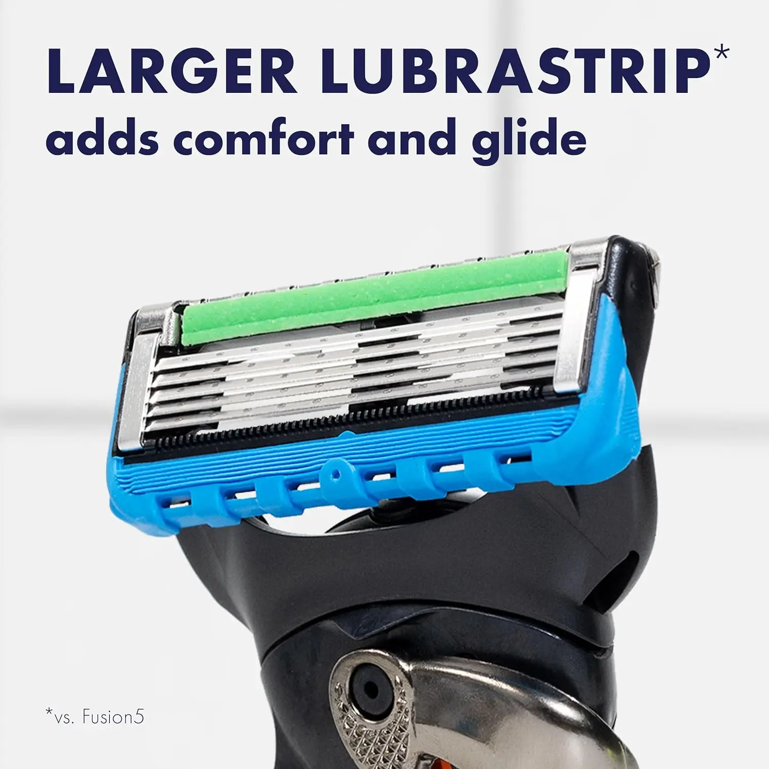 عبوات ماكينة الحلاقة جيليت برو جلايد للرجال 5 طبقات شفرة حلاقة مرنة مع شريط تشحيم 8 عبوات/حزمة شفرات حلاقة