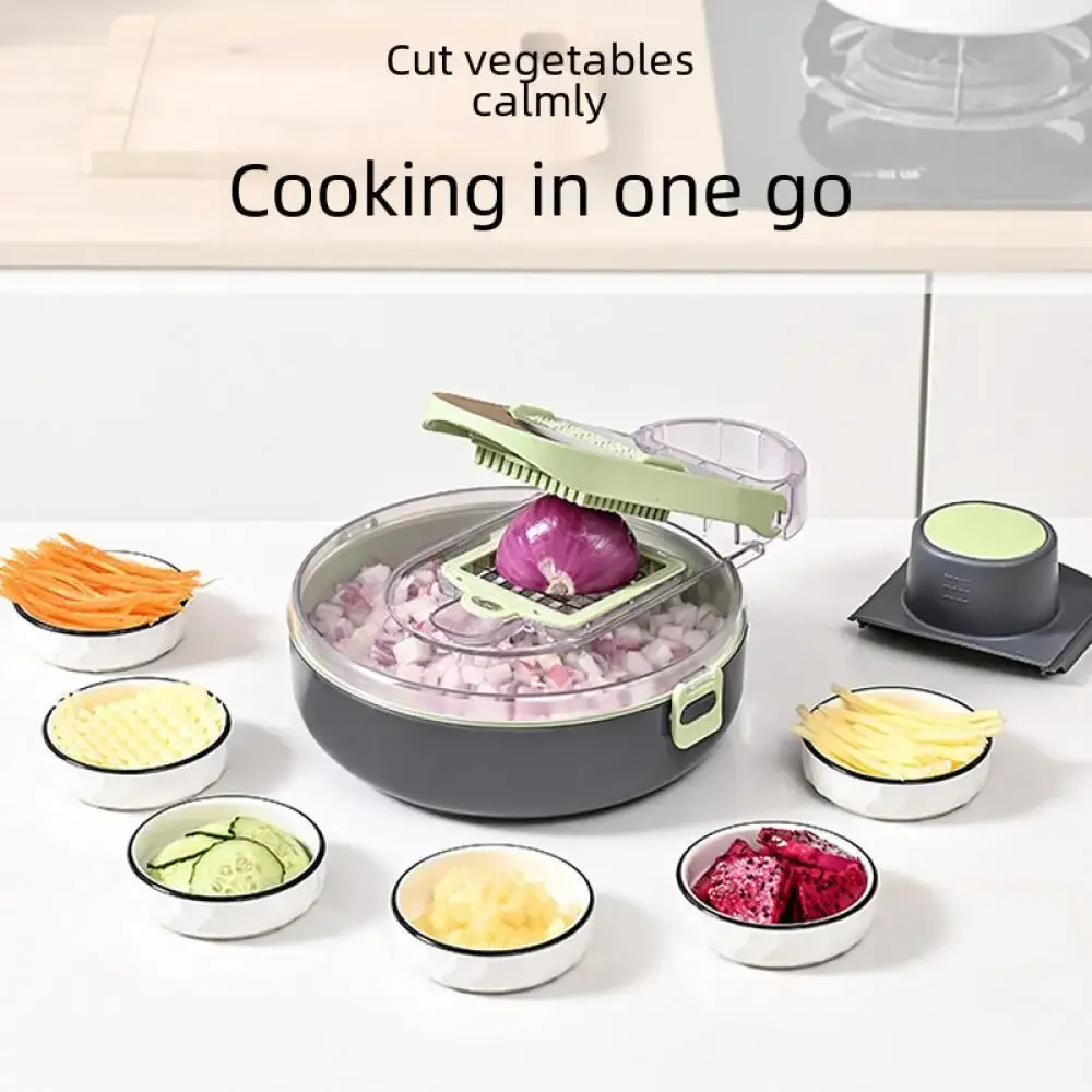 

Multi-Purpose Vegetable Chopper Home Kitchen Food Preparation Tool Shredded Veggie Slicer Wholesale Price Hot Sale