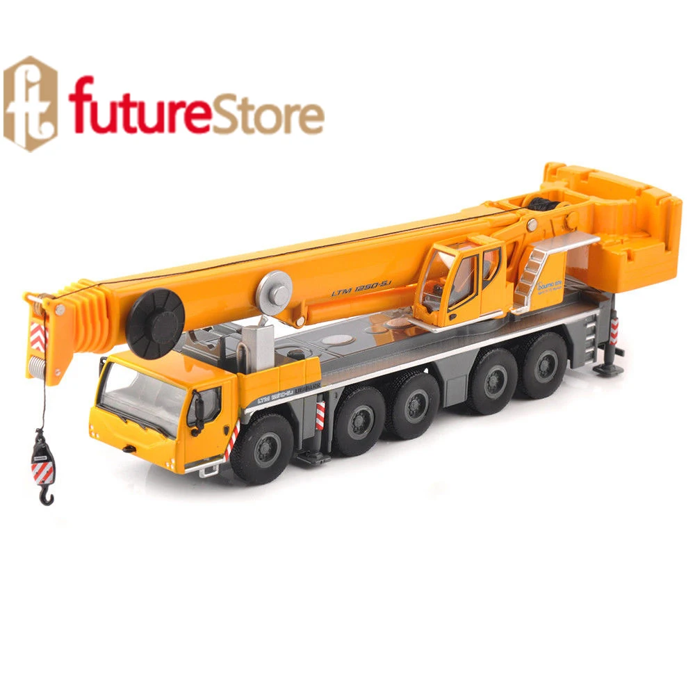 Tonkin Liebherr 1/87 Mobilkran Mobile LTM 1250-5.1 Alloy Diecast Car Model Toy Vehicle Lifting Crane Construction Truck