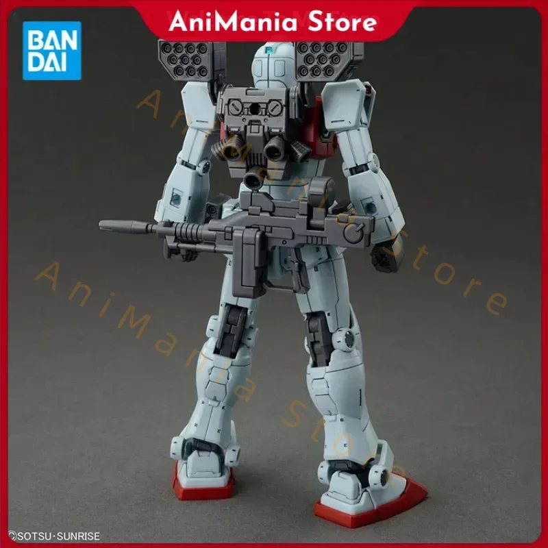 

Bandai оригинальный GUNDAM аниме RGM-79 GM (РУГЛЫЙ КАНОН/MISSILE POD) фигурку игрушки Коллекционная модель подарки для детей